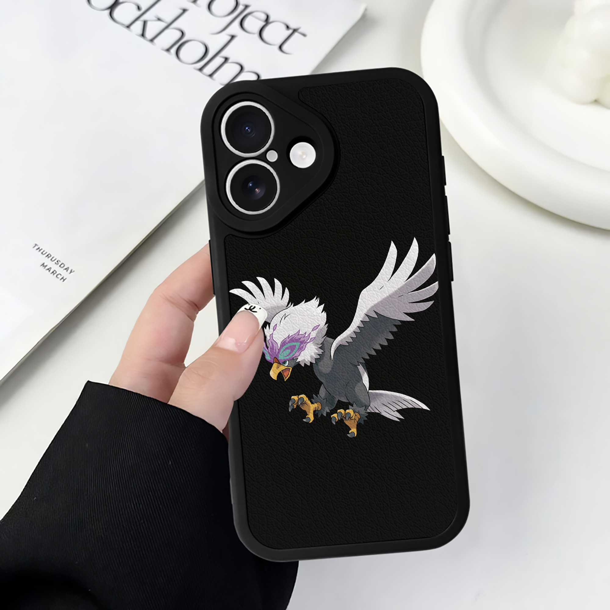 （画像用） ポケットモンスター Pokémon 【iPhone 16シリーズ対応】シリコンスマホケース（レザー調） 材質：シリコン